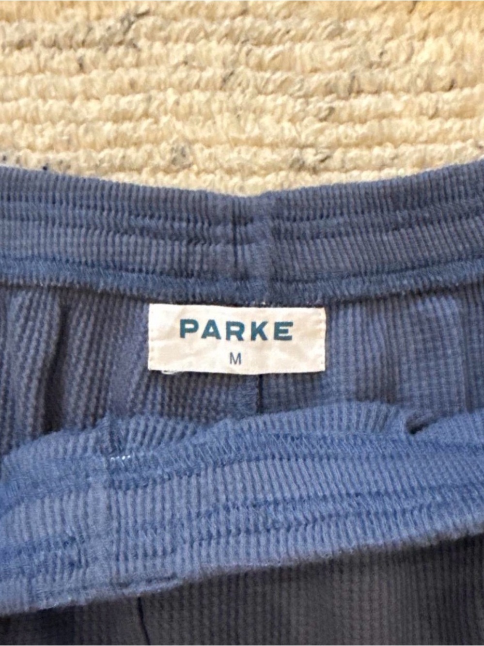 Relaxed Blue Women's Long-Sleeve Top - Picture 5 of 6